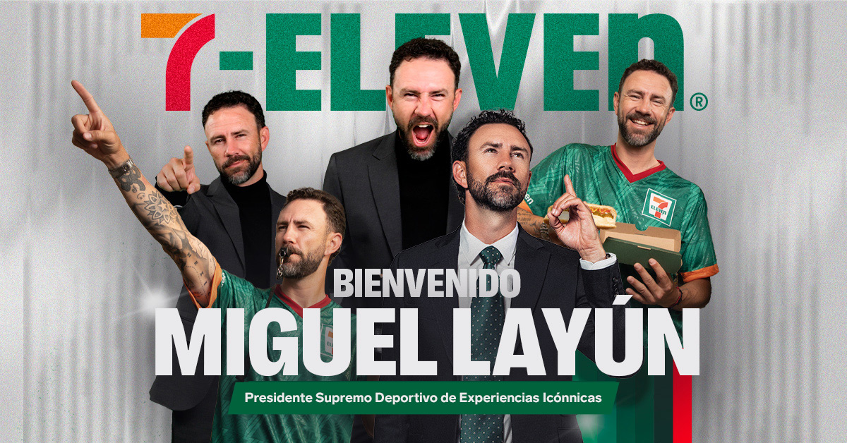 Bienvenido Miguel Layún - Presidente Supremo Deportivo de Experiencias Icónnicas de 7-Eleven.