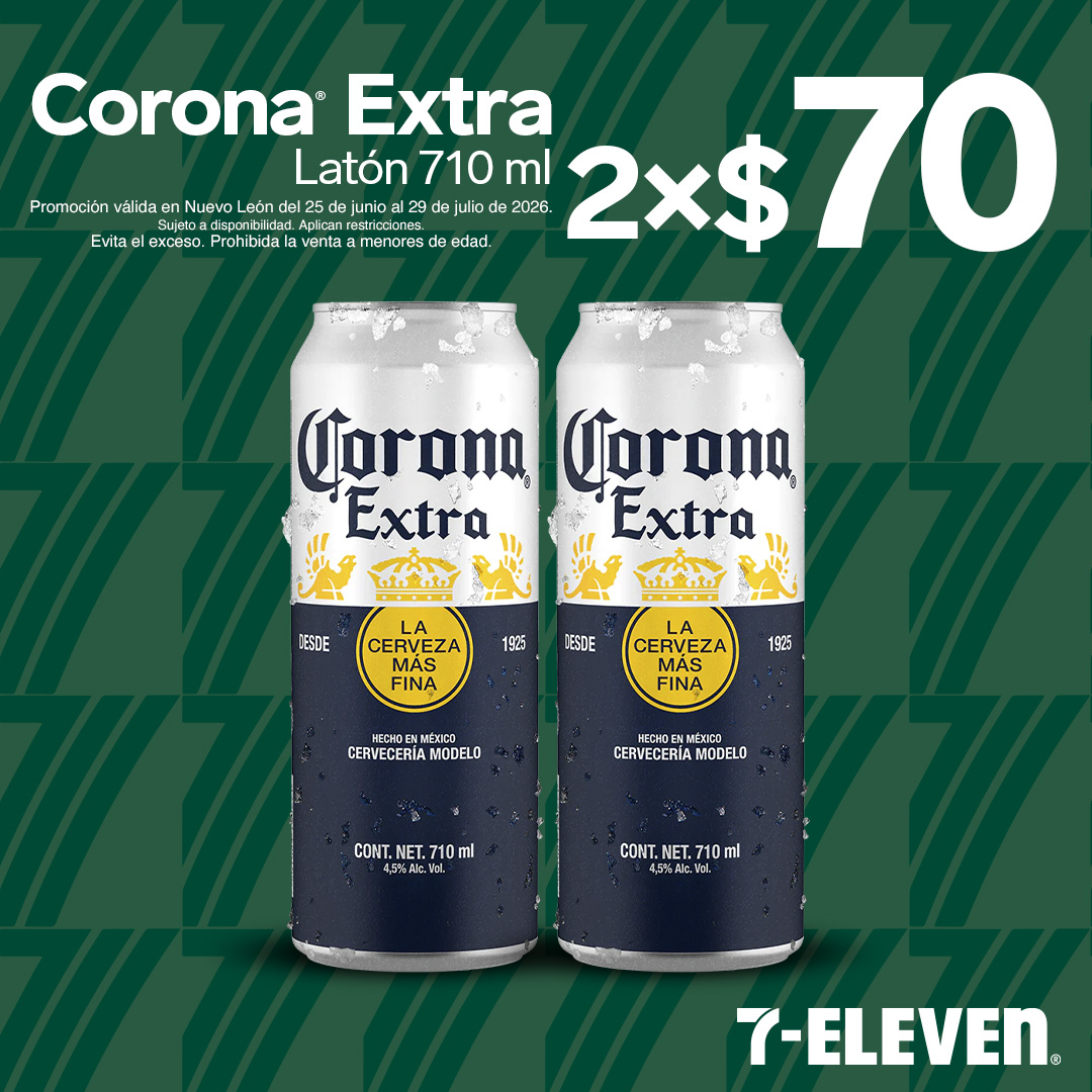 NL - CORONA EXTRA LATÓN P7 Corona Extra latón 710 mililitros, lleva 2 por 70 pesos.
