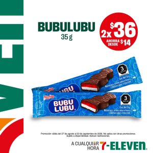 Bubu Lubu 35 gramos, lleva dos por 36 pesos.
