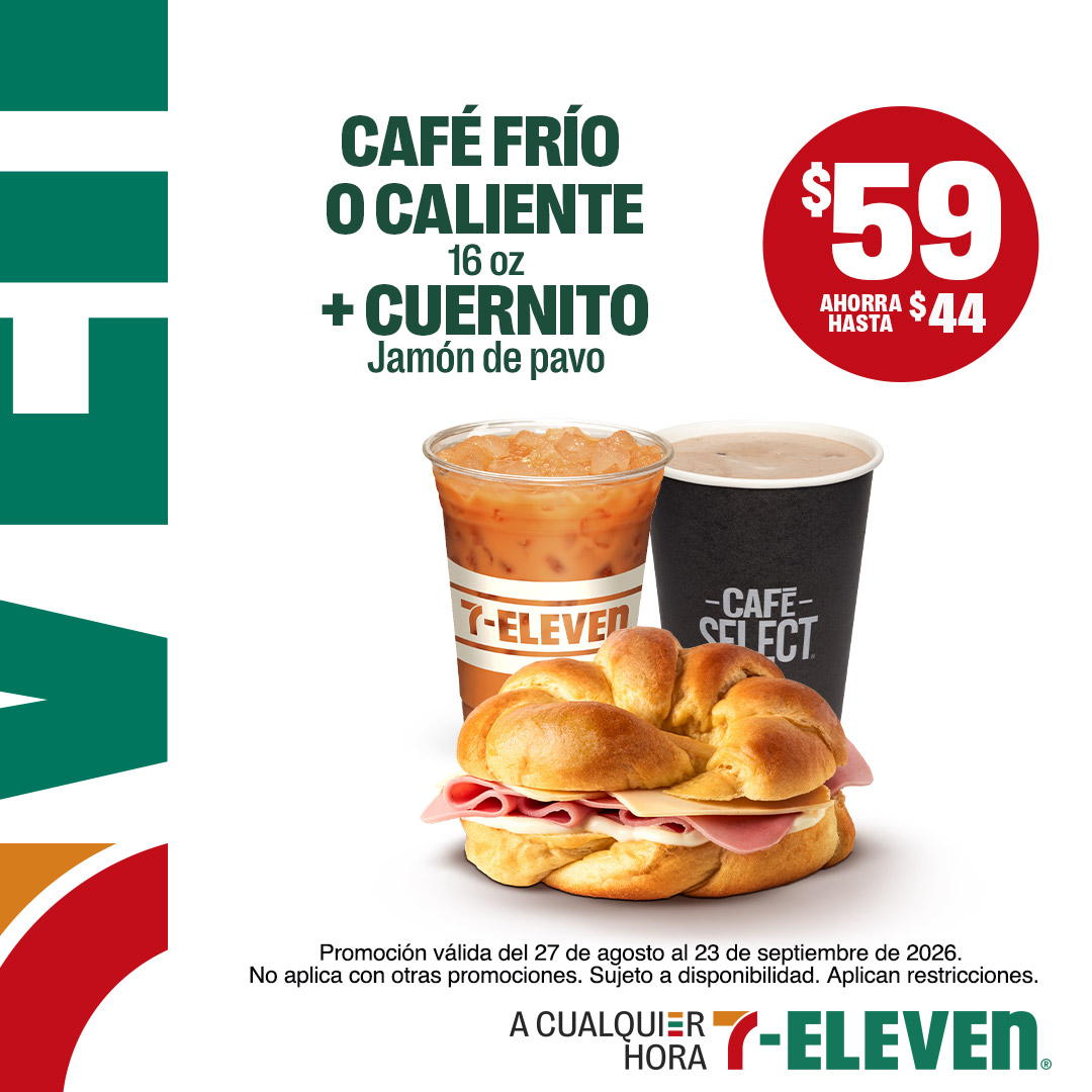 CAFÉ+CUERNITO $59