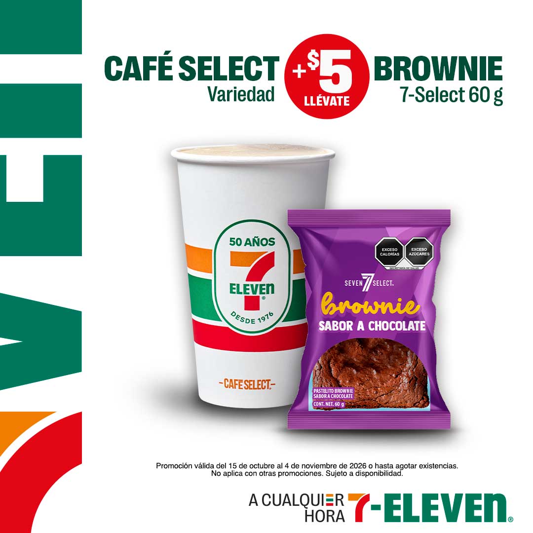 Café Select y Brownie